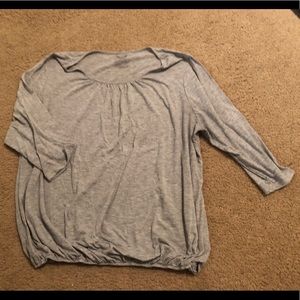 Grey quarter length shirt